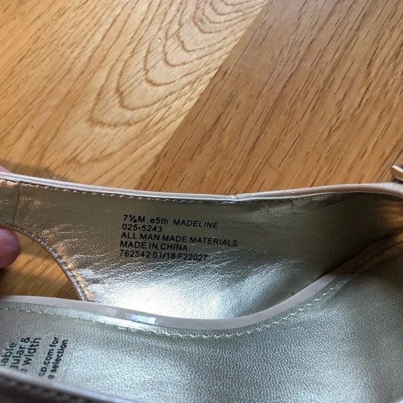 East 5th High Heels Slingbacks Nude Size 7.5 - Picture 5 of 5